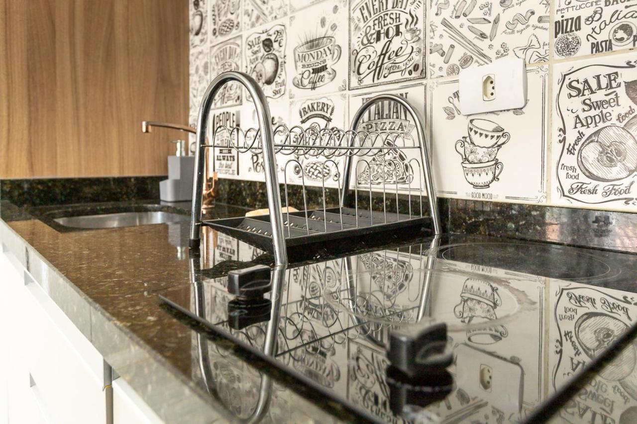 11-Studio Decorado Lindo! Otimo Para Casal!!! 库里提巴 外观 照片
