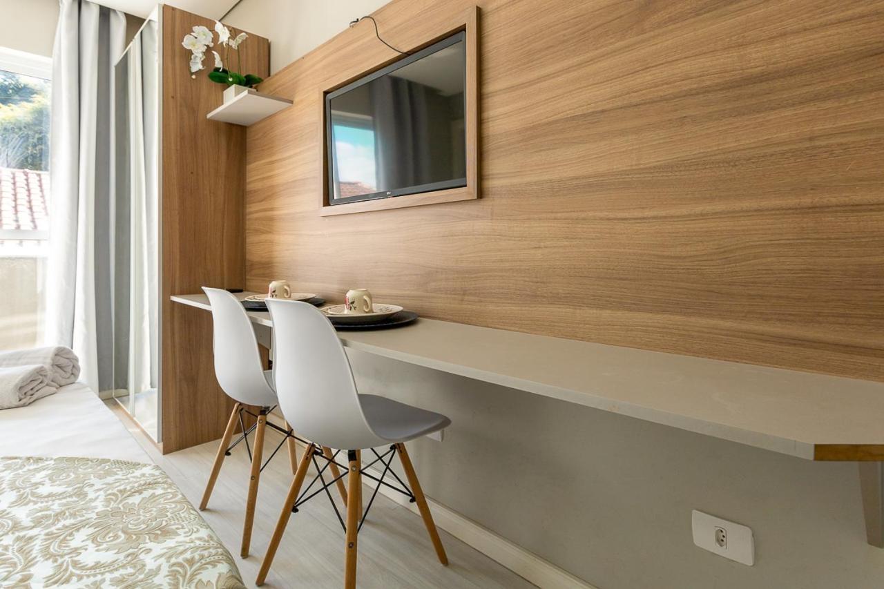 11-Studio Decorado Lindo! Otimo Para Casal!!! 库里提巴 外观 照片